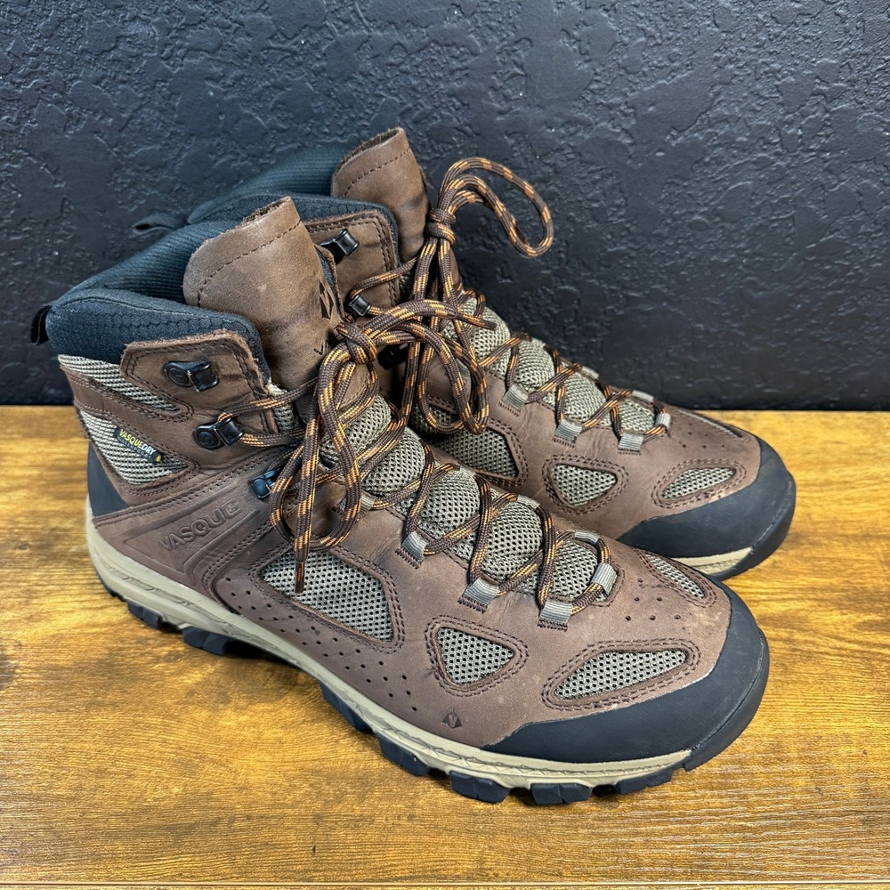 Vasque Breeze 7742M Brown Nubuck Waterproof Hiking Boots Mens 13M